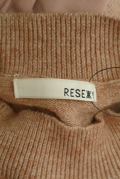 RESEXXY（リゼクシー）の古着「カットオフ袖ロングニットワンピース（ワンピース・チュニック）」大画像６へ