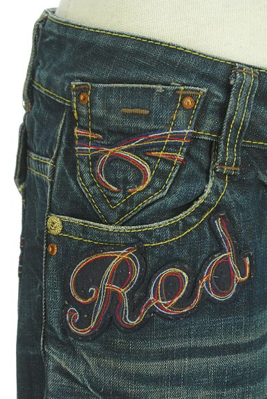 RED PEPPER（レッドペッパー）の古着「ロゴ刺繍入りブーツカットデニム（デニムパンツ）」大画像４へ