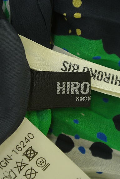 HIROKO BIS（ヒロコビス）の古着「花柄シワプリーツシフォンスカート（ロングスカート・マキシスカート）」大画像６へ