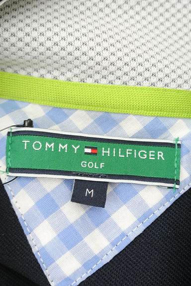 TOMMY HILFIGER（トミーヒルフィガー）の古着「エンブレムハイネックジャージトップス（ジャージトップス）」大画像６へ
