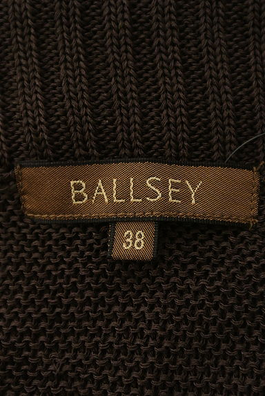 BALLSEY（ボールジィ）の古着「ウエストリボンローゲージニットカーデ（カーディガン・ボレロ）」大画像６へ