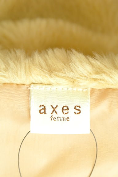 axes femme（アクシーズファム）の古着「フロントリボンショートエコファーコート（コート）」大画像６へ