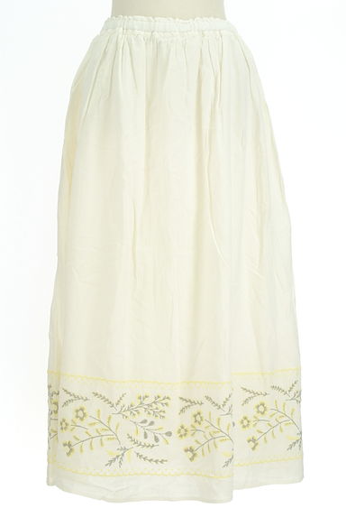 SM2（サマンサモスモス）の古着「スカラップ花刺繍ロングスカート（ロングスカート・マキシスカート）」大画像１へ