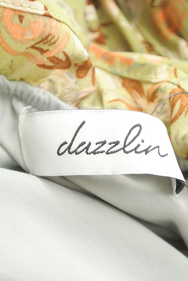 dazzlin（ダズリン）の古着「レトロ花柄七分袖ロングシフォンワンピ（ワンピース・チュニック）」大画像６へ