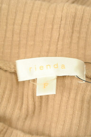 rienda（リエンダ）の古着「パワーショルダーハイネックリブニット（カットソー・プルオーバー）」大画像６へ