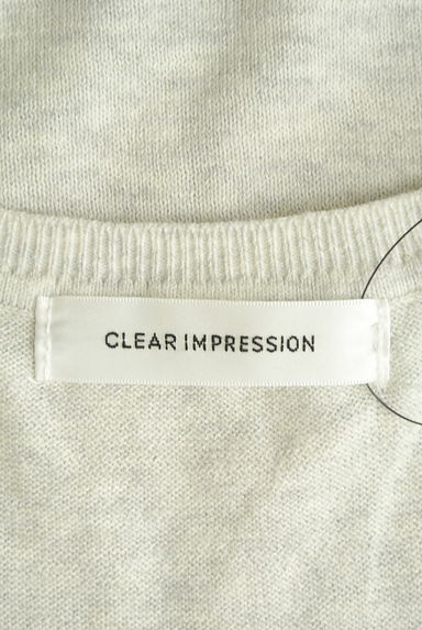 CLEAR IMPRESSION（クリアインプレッション）の古着「ラウンドネックニットトップス（ニット）」大画像６へ