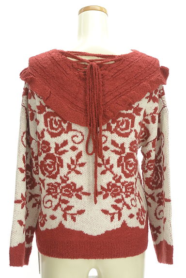 axes femme（アクシーズファム）の古着「薔薇柄もちもちレースアップセーター（セーター）」大画像２へ
