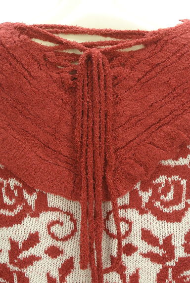 axes femme（アクシーズファム）の古着「薔薇柄もちもちレースアップセーター（セーター）」大画像４へ