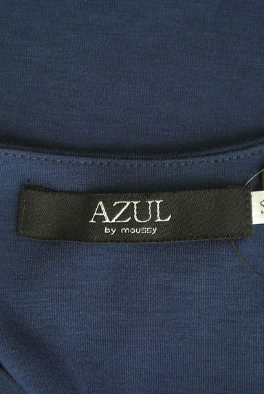 AZUL by moussy（アズールバイマウジー）の古着「Ｖネックとろみフレアカットソー（カットソー・プルオーバー）」大画像６へ