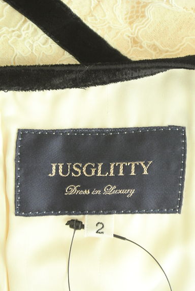 JUSGLITTY（ジャスグリッティー）の古着「モノトーン総レースロングワンピース（ワンピース・チュニック）」大画像６へ