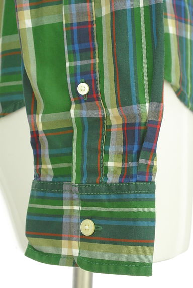 Abercrombie&Fitch（アバクロンビーアンドフィッチ）の古着「配色チェック柄コットンシャツ（カジュアルシャツ）」大画像５へ