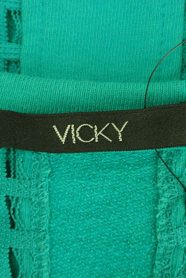VICKY（ビッキー）の古着「ヴィヴィットカラークルーカットソー（カットソー・プルオーバー）」大画像６へ