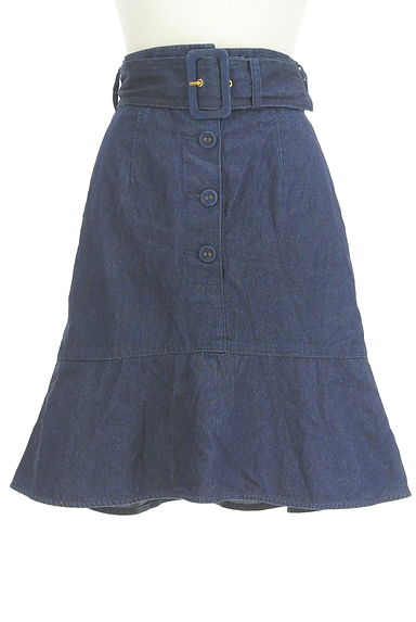 JILL by JILLSTUART（ジルバイジルスチュアート）の古着「ベルト付き膝丈マーメイドスカート（スカート）」大画像１へ