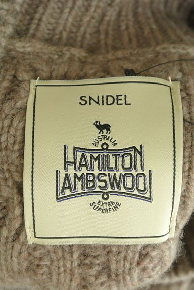 Snidel（スナイデル）の古着「ハイネックケーブルロングニット（セーター）」大画像６へ