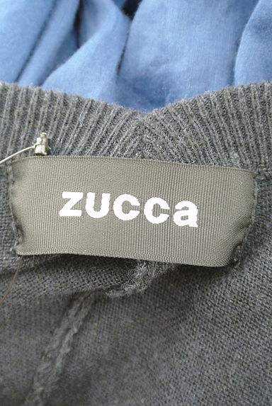 ZUCCa（ズッカ）の古着「ニット切替裾刺繍ロングカーディガン（カーディガン・ボレロ）」大画像６へ