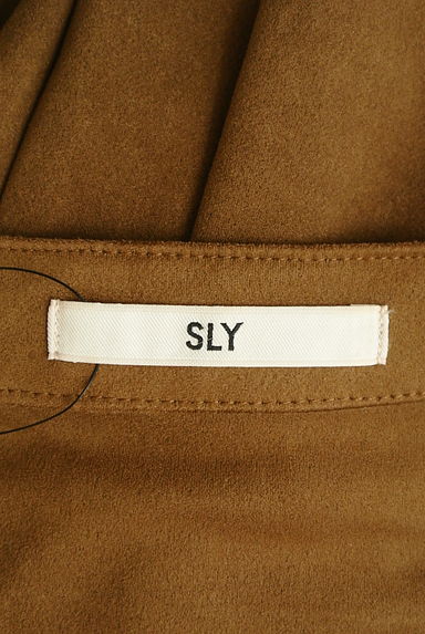 SLY（スライ）の古着「ベルト付きスウェードロングシャツ（ブラウス）」大画像６へ