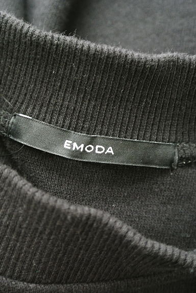 EMODA（エモダ）の古着「リブスタンドカラー裏毛スウェット（カットソー・プルオーバー）」大画像６へ