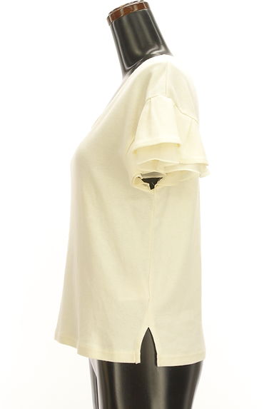 MERCURYDUO（マーキュリーデュオ）の古着「シアーフリル袖ニットプルオーバー（ニット）」大画像３へ
