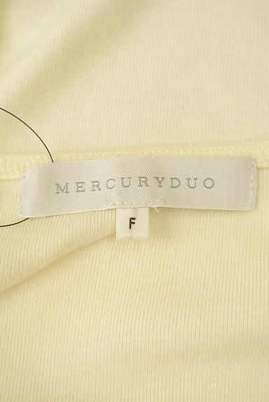 MERCURYDUO（マーキュリーデュオ）の古着「シアーフリル袖ニットプルオーバー（ニット）」大画像６へ