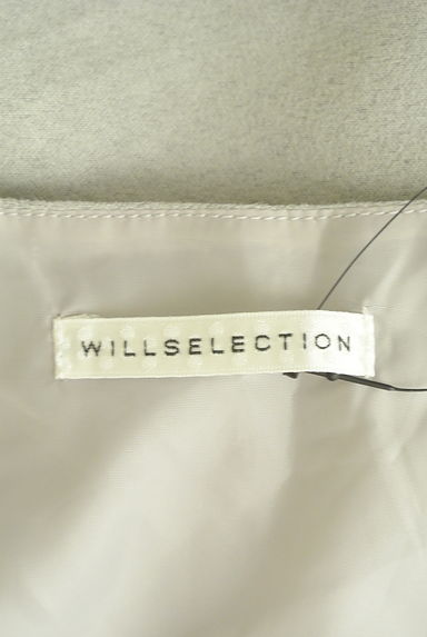 WILLSELECTION（ウィルセレクション）の古着「スエード調リボンキャミ×スカート（セットアップ（ジャケット＋スカート））」大画像６へ