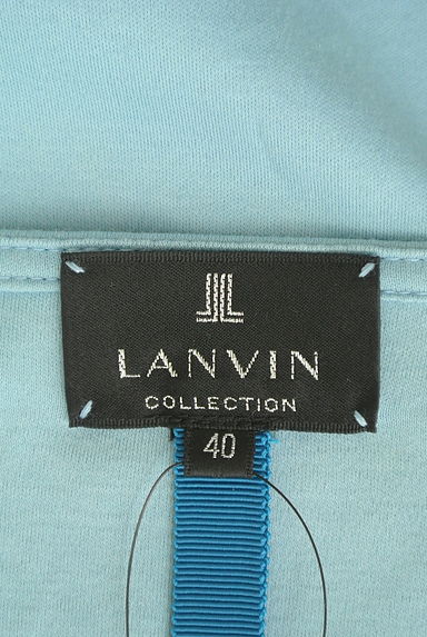 LANVIN（ランバン）の古着「フロントリボン６分袖ドルマンカットソー（カットソー・プルオーバー）」大画像６へ