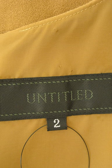 UNTITLED（アンタイトル）の古着「スウェード膝丈ジャンパースカート（ワンピース・チュニック）」大画像６へ