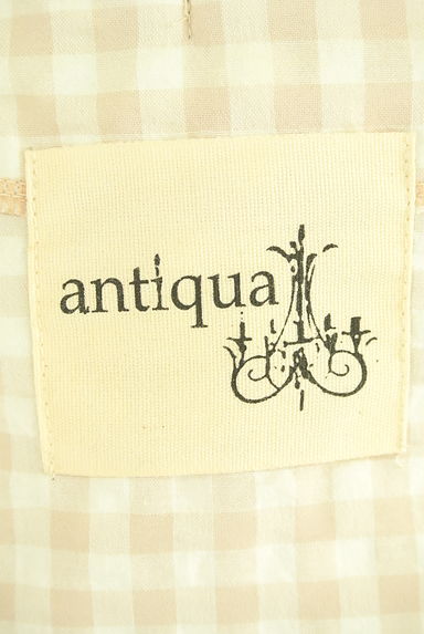 antiqua（アンティカ）の古着「リボン付きブロックチェックブラウス（ブラウス）」大画像６へ