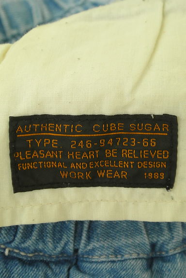 CUBE SUGAR（キューブシュガー）の古着「サイドポケットコクーンデニムパンツ（デニムパンツ）」大画像６へ