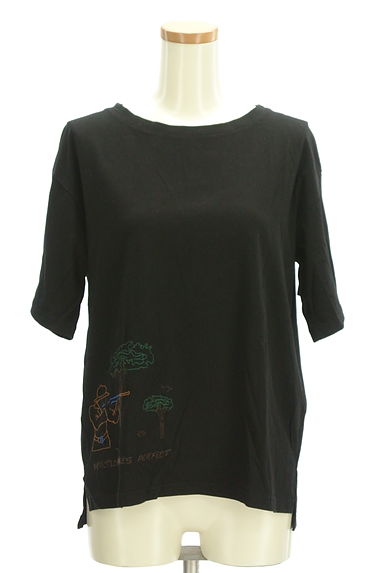 CUBE SUGAR（キューブシュガー）の古着「ハンター刺繍Tシャツ（Ｔシャツ）」大画像１へ