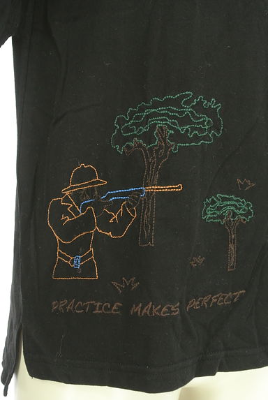 CUBE SUGAR（キューブシュガー）の古着「ハンター刺繍Tシャツ（Ｔシャツ）」大画像５へ