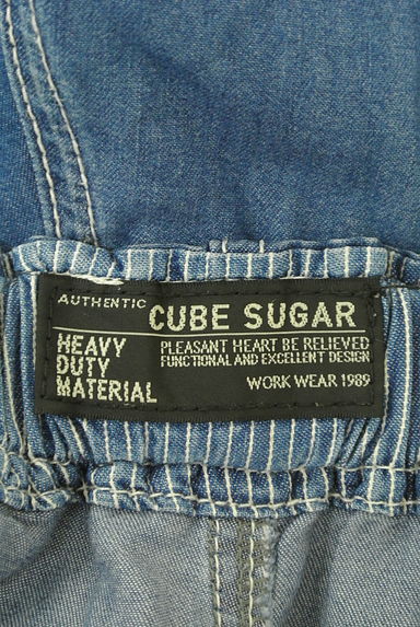 CUBE SUGAR（キューブシュガー）の古着「クロップド丈シャンブレーパンツ（パンツ）」大画像６へ