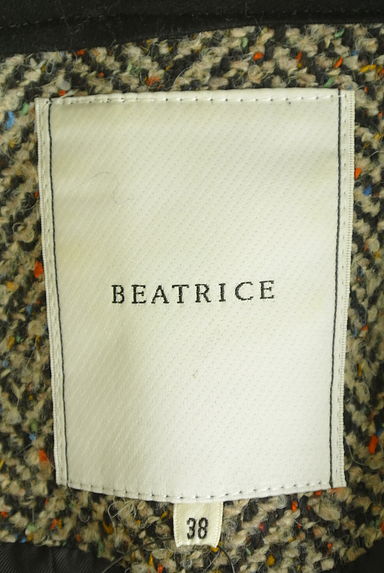 BEATRICE（ベアトリス）の古着「ヘリンボーン柄ロングコート（コート）」大画像６へ