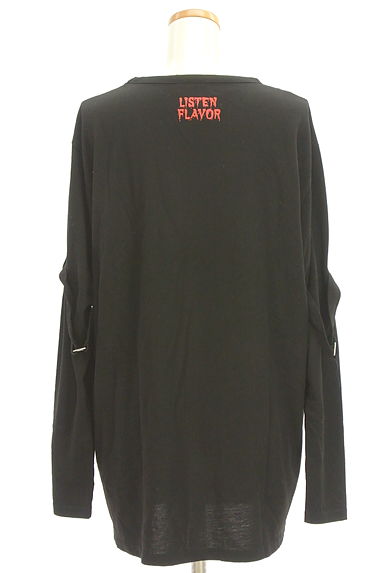LISTEN FLAVOR（リッスンフレーバー）の古着「ベルト付き袖プリントTシャツ（Ｔシャツ）」大画像２へ