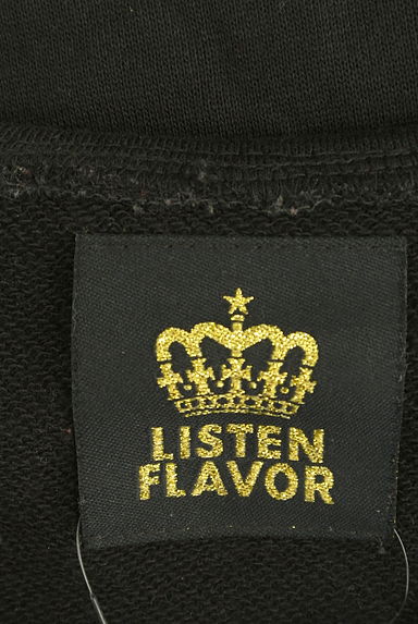 LISTEN FLAVOR（リッスンフレーバー）の古着「ロゴ刺繍スウェットミニワンピース（ワンピース・チュニック）」大画像６へ