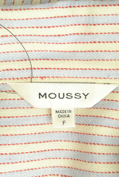 MOUSSY（マウジー）の古着「ストライプ柄オープンカラーシャツ（カジュアルシャツ）」大画像６へ