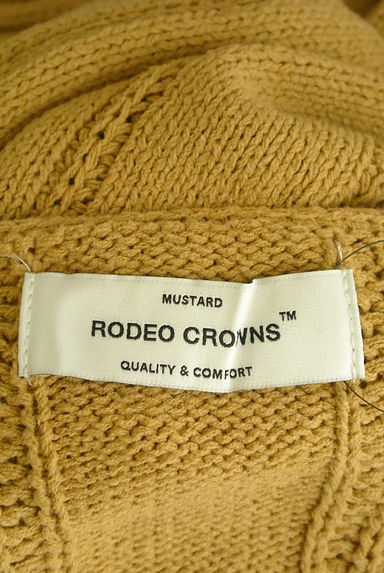 RODEO CROWNS（ロデオクラウン）の古着「Ｖネックリブ編みロングルーズニット（セーター）」大画像６へ