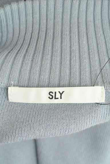 SLY（スライ）の古着「きれい色ハイネックワイドロングニット（セーター）」大画像６へ
