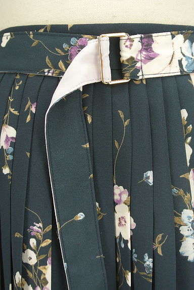 WILLSELECTION（ウィルセレクション）の古着「花柄プリーツシフォン切替スカート（ロングスカート・マキシスカート）」大画像４へ