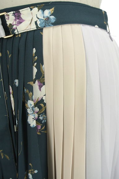 WILLSELECTION（ウィルセレクション）の古着「花柄プリーツシフォン切替スカート（ロングスカート・マキシスカート）」大画像５へ