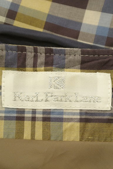 KarL Park Lane（カールパークレーン）の古着「チェックシアーラップ風膝上丈スカート（スカート）」大画像６へ