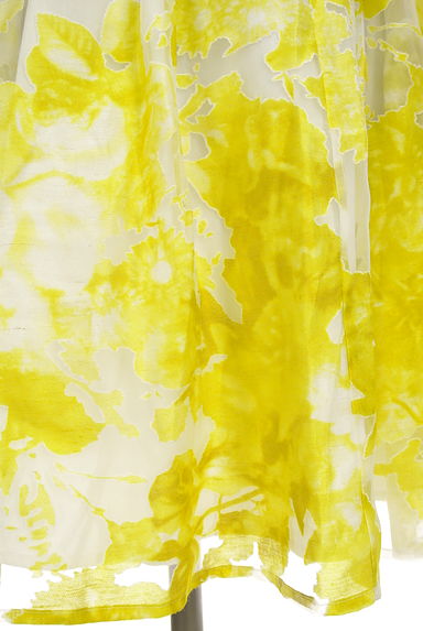 MERCURYDUO（マーキュリーデュオ）の古着「リブニット切替花柄シアーワンピース（ワンピース・チュニック）」大画像５へ
