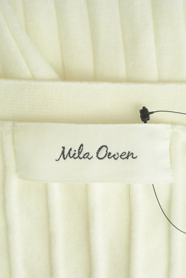 Mila Owen（ミラオーウェン）の古着「Vネックリブカーディガン（カーディガン・ボレロ）」大画像６へ
