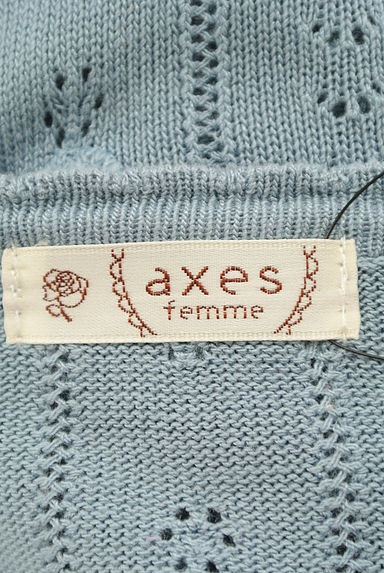 axes femme（アクシーズファム）の古着「刺繍レース重ねカーディガン（カーディガン・ボレロ）」大画像６へ