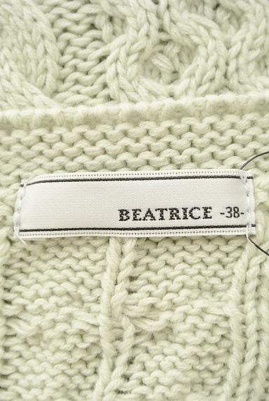 BEATRICE（ベアトリス）の古着「レトロケーブル編みゆったりセーター（セーター）」大画像６へ