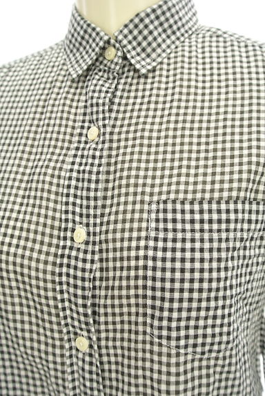 Spick and Span（スピック＆スパン）の古着「ギンガムチェックシャツ（ブラウス）」大画像４へ