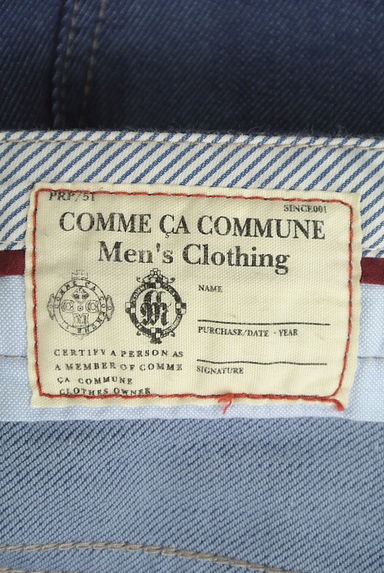 COMME CA COMMUNE（コムサコミューン）の古着「ストレートデニムパンツ（デニムパンツ）」大画像６へ
