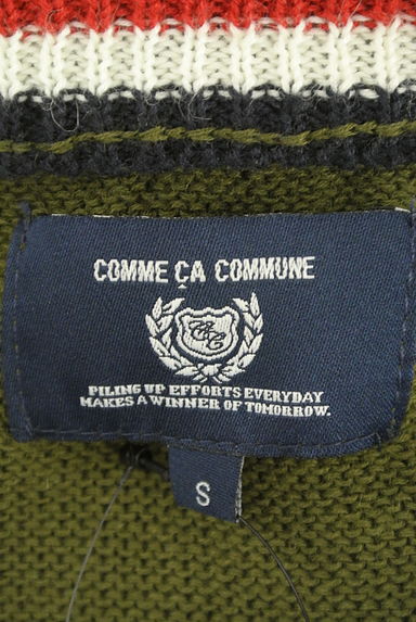 COMME CA COMMUNE（コムサコミューン）の古着「透かし編みリネン混ニット（ニット）」大画像６へ