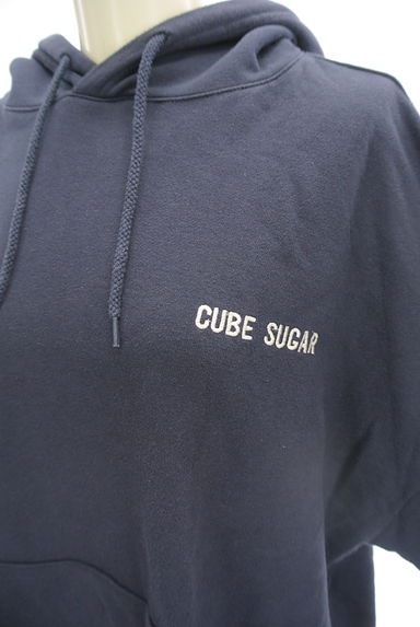 CUBE SUGAR（キューブシュガー）の古着「バックプリントゆる裏毛パーカー（スウェット・パーカー）」大画像４へ