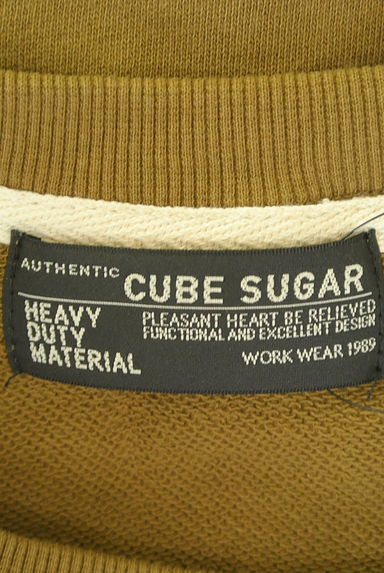 CUBE SUGAR（キューブシュガー）の古着「ワンポイント刺繍ゆるスウェット（スウェット・パーカー）」大画像６へ