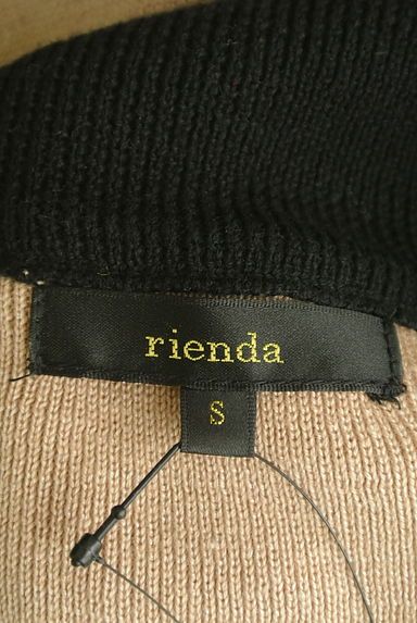 rienda（リエンダ）の古着「配色パフスリーブ膝丈ニットワンピ（ワンピース・チュニック）」大画像６へ
